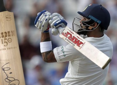 Win! Wisden 150 cricket bat signed by Virat Kohli